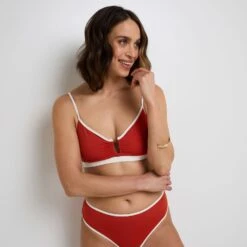 Maillot De Bain Triangle ORANGE