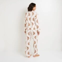 PANTALON DE PYJAMA MULTICO BLANC -ROUGEGORGE 21263900 D