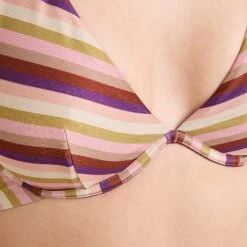 Maillot De Bain Triangle Plunge MULTICO VIOLET -ROUGEGORGE 21276900 Z