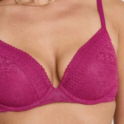 SWEET Soutien-gorge Ampli Dentelle FUCHSIA 6 SWEET Soutien-gorge Ampli Dentelle FUCHSIA -ROUGEGORGE 21291600 Z