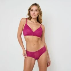 SWEET Shorty Dentelle FUCHSIA -ROUGEGORGE 21291800 D
