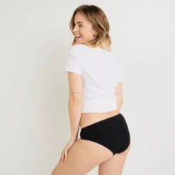 LOT CULOTTE X3 COTON BIO NOIR 8 LOT CULOTTE X3 COTON BIO NOIR -ROUGEGORGE 21294203 D