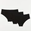 LOT SHORTY X3 COTON BIO NOIR