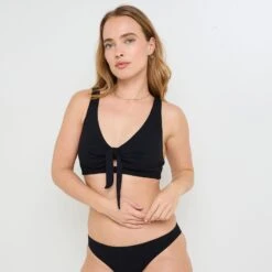 Maillot De Bain Post Opératoire Triangle NOIR