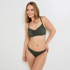 Maillot De Bain Post Opératoire Culotte Midi KAKI 5 Maillot De Bain Post Opératoire Culotte Midi KAKI -ROUGEGORGE 21298300 D