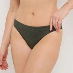 Maillot De Bain Post Opératoire Culotte Midi KAKI