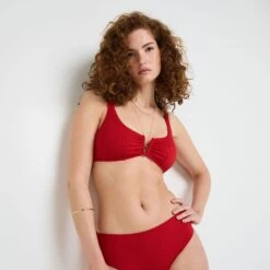 Maillot De Bain Triangle Sans Armatures ROUGE