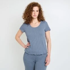 Tee-shirt Manches Courtes BLEU