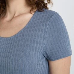 Tee-shirt Manches Courtes BLEU -ROUGEGORGE 21318900 Z