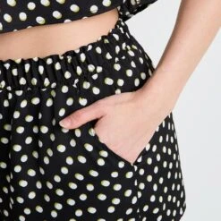 Short De Pyjama Satin MULTICO NOIR -ROUGEGORGE 21321101 Z