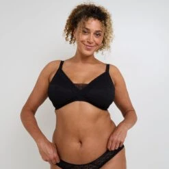 SWEET SOUTIEN-GORGE ALLAITEMENT GRANDE TAILLE FOUL NOIR