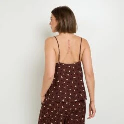 TOP MULTICO MARRON -ROUGEGORGE 21354300 D