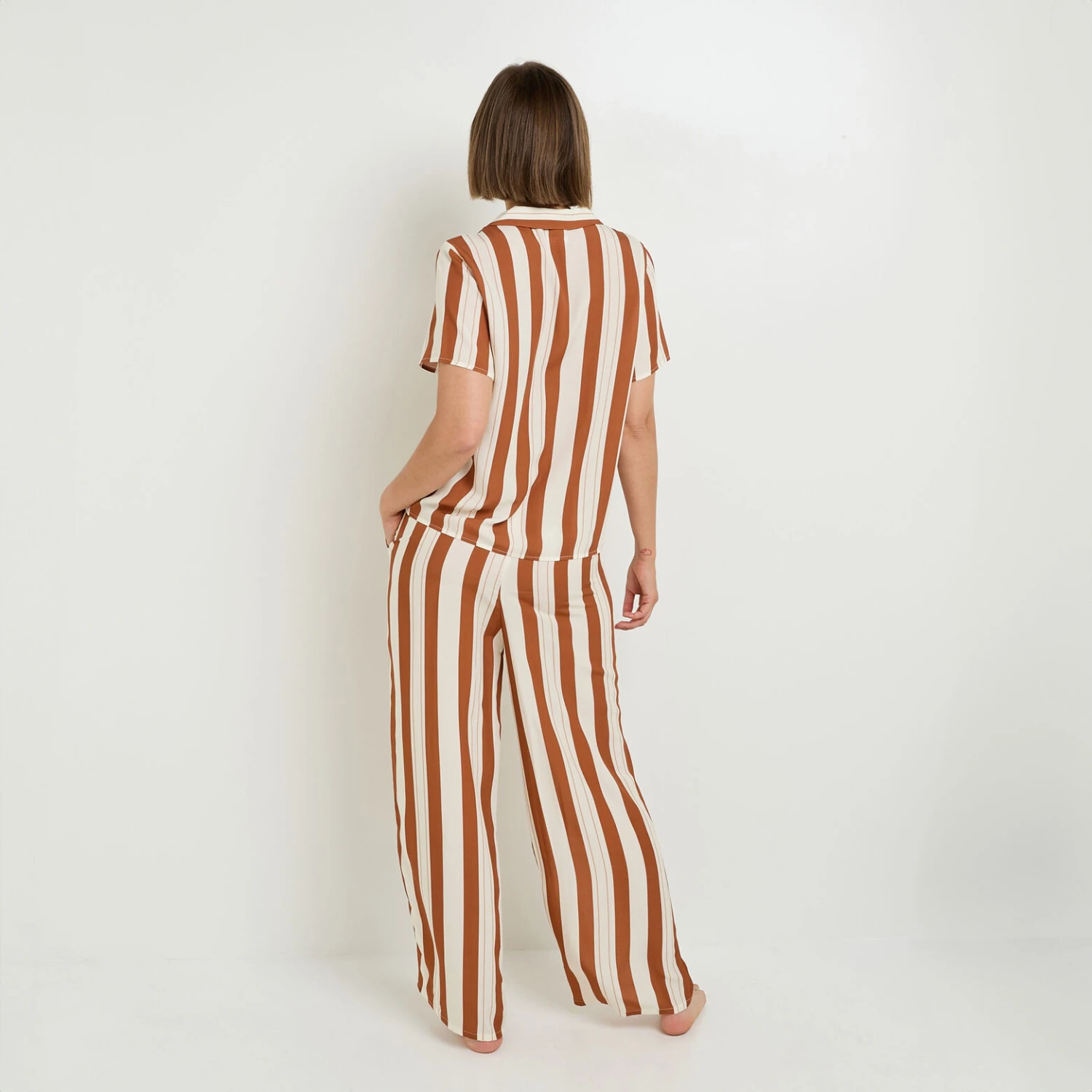 PANTALON 7/8 MULTICO BLANC 3 PANTALON 7/8 MULTICO BLANC – Image 3