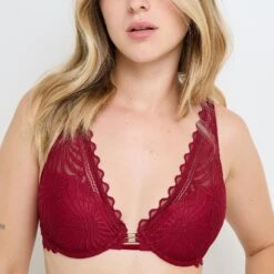 Soutien-Gorge Ampliforme Rouge Fallon – Dentelle Brodée et Bijoux Dorés Style Foulard 6 Soutien-Gorge Ampliforme Rouge Fallon – Dentelle Brodée et Bijoux Dorés Style Foulard -ROUGEGORGE 21373100 Z