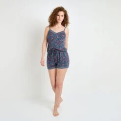 Short De Pyjama MULTICO BLEU -ROUGEGORGE 21379700 F