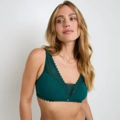 SOUTIEN-GORGE SANS ARMATURES VERT