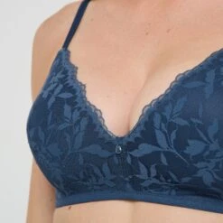 Soutien-gorge Florence Bleu sans Armatures – Dentelle Végétale et Effet Ampliforme 6 Soutien-gorge Florence Bleu sans Armatures – Dentelle Végétale et Effet Ampliforme -ROUGEGORGE 21399900 Z
