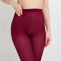 COLLANT UNI 60 DENIERS BORDEAUX -ROUGEGORGE 21453800 Z