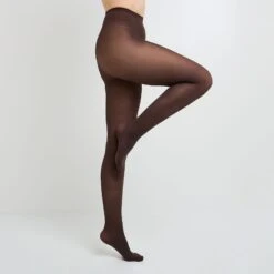 COLLANT UNI 60 DENIERS MARRON