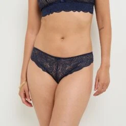 CULOTTE DENTELLE MARINE