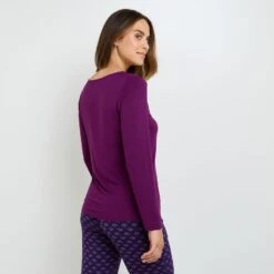 Tee-shirt Manches Longues ROSE 7 Tee-shirt Manches Longues ROSE -ROUGEGORGE 21460300 D