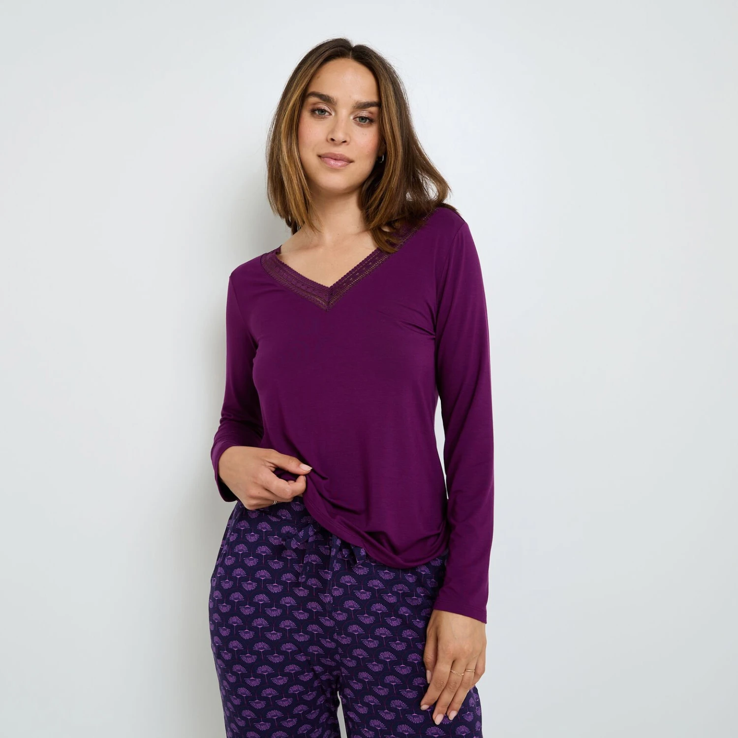 Tee-shirt Manches Longues ROSE 1 Tee-shirt Manches Longues ROSE