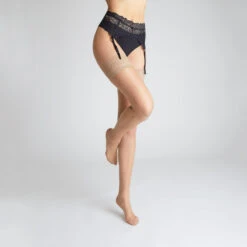 PORTE JARRETELLES VOILE 20D PEAU