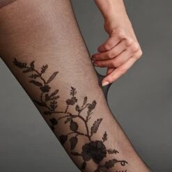 COLLANT FANTAISIE 20D NOIR 6 COLLANT FANTAISIE 20D NOIR -ROUGEGORGE 40132900 Z