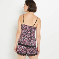 TOP NOIR/ROSE 7 TOP NOIR/ROSE -ROUGEGORGE 43186704 D