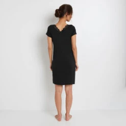 NUISETTE MANCHES COURTES NOIR 7 NUISETTE MANCHES COURTES NOIR -ROUGEGORGE 43187500 D