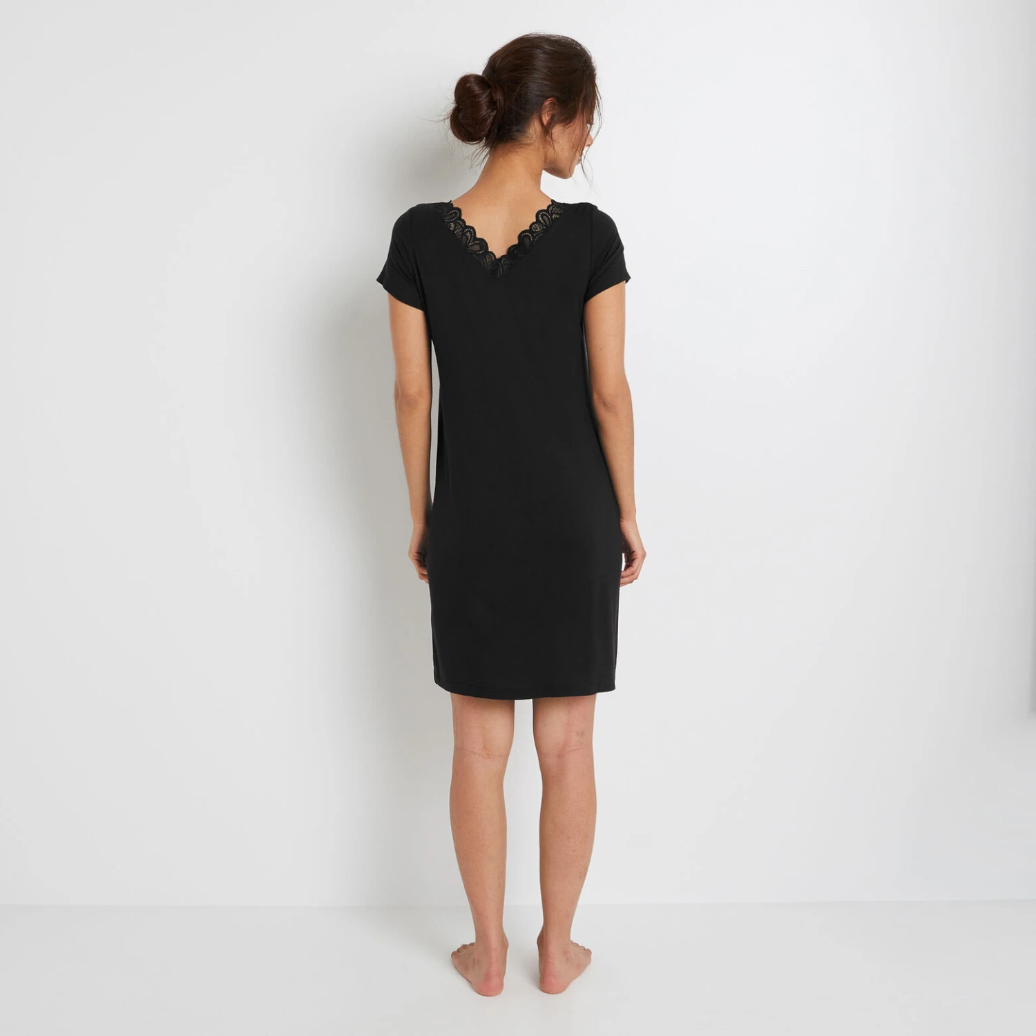 NUISETTE MANCHES COURTES NOIR 4 NUISETTE MANCHES COURTES NOIR – Image 4