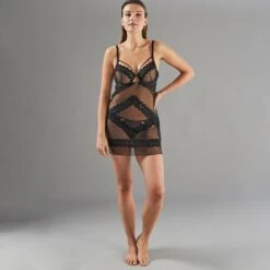 NUISETTE A ARMATURE TULLE NOIR