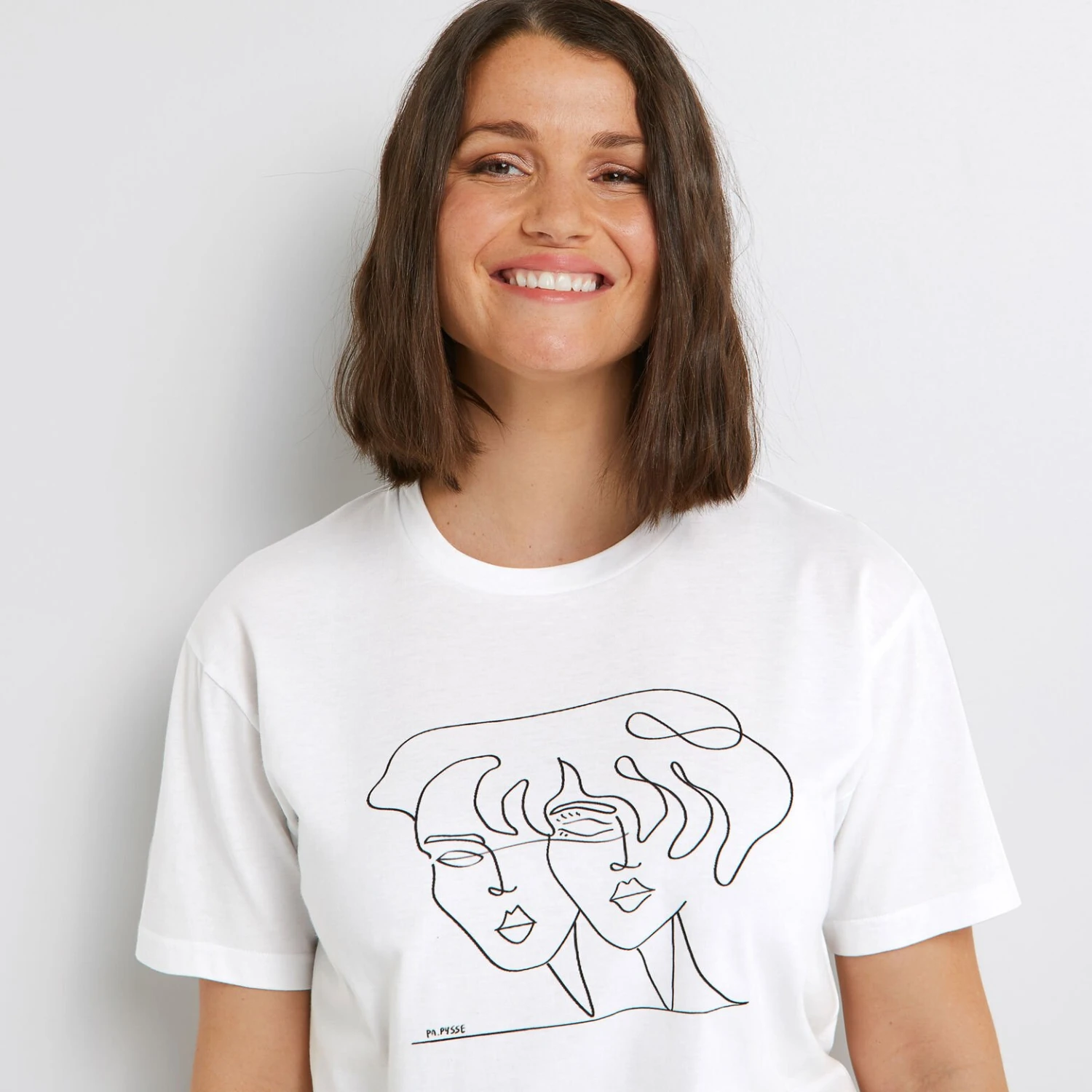 TEE SHIRT SOLIDAIRE BLANC 2 TEE SHIRT SOLIDAIRE BLANC – Image 2