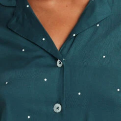 CHEMISE DE PYJAMA VISCOSE VERT -ROUGEGORGE 43193301 Z