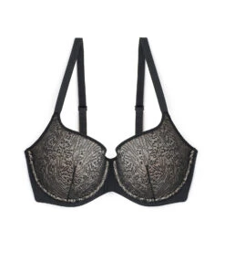 Soutien-gorge Coques Armatures NOIR -ROUGEGORGE 77001300 D