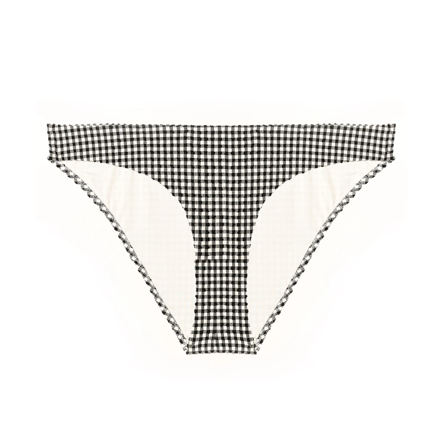 Maillot Culotte Vichy BLANC/NOIR 2 Maillot Culotte Vichy BLANC/NOIR – Image 2