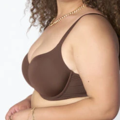 Soutien-gorge Coques Armatures CHOCOLAT -ROUGEGORGE 77011000 Z