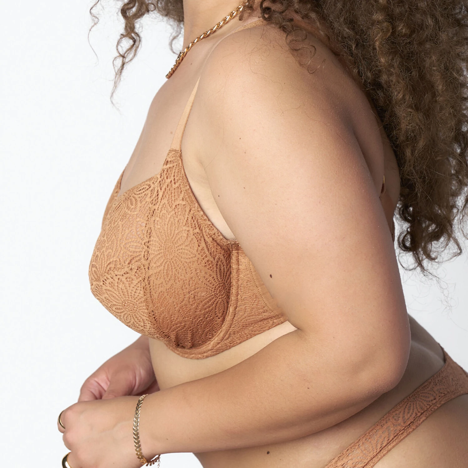 SOUTIEN-GORGE SANS COQUES ARMATURES CARAMEL 2 SOUTIEN-GORGE SANS COQUES ARMATURES CARAMEL – Image 2