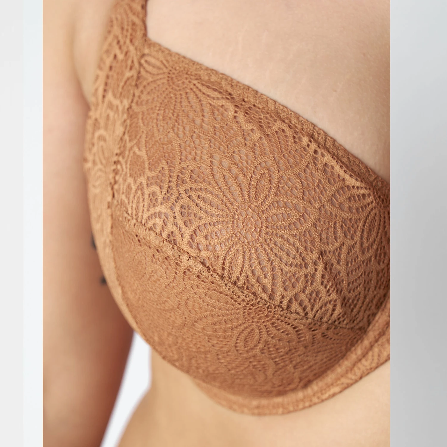 SOUTIEN-GORGE SANS COQUES ARMATURES CARAMEL 3 SOUTIEN-GORGE SANS COQUES ARMATURES CARAMEL – Image 3