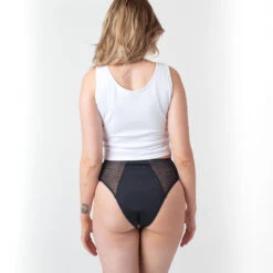 Culotte Menstruelle Flux Abondant NOIR -ROUGEGORGE 77012500 D