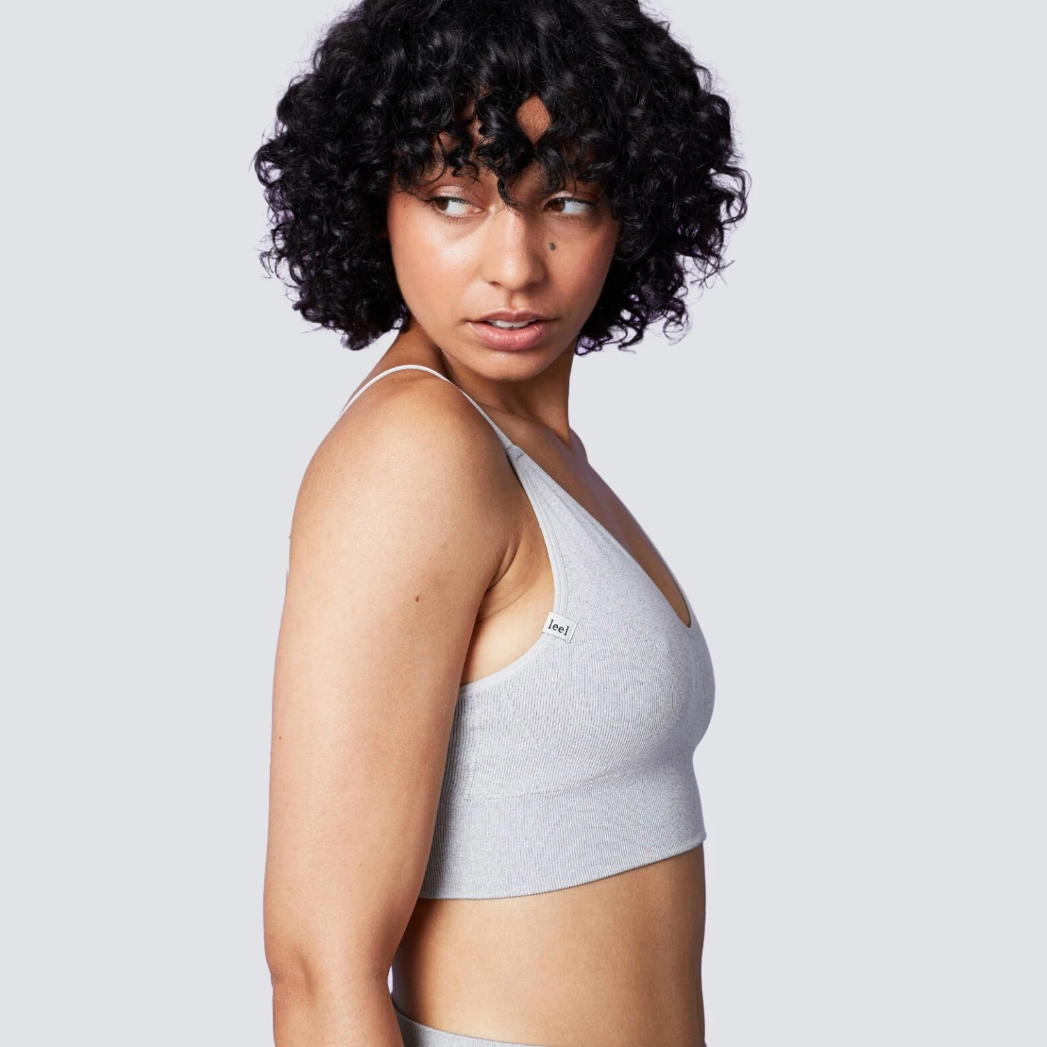 Brassière Sans Couture Gris Anthracite DOODIE – Soutien-gorge Côtelé sans Armatures 3 Brassière Sans Couture Gris Anthracite DOODIE – Soutien-gorge Côtelé sans Armatures – Image 3