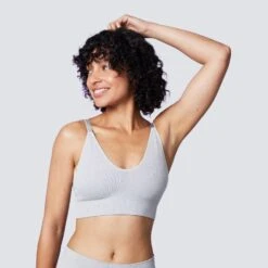 BRASSIERE SANS COUTURE GRIS