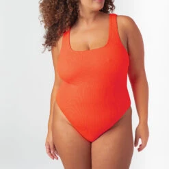 EGO MAILLOT 1P MAILLE GAUFREE ORANGE -ROUGEGORGE 77015100 D