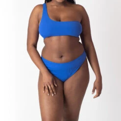 BRASSIERE ONE SHOULDER MAILLE COTEL BLEU 7 BRASSIERE ONE SHOULDER MAILLE COTEL BLEU -ROUGEGORGE 77015600 D