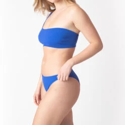 BRASSIERE ONE SHOULDER MAILLE COTEL BLEU 6 BRASSIERE ONE SHOULDER MAILLE COTEL BLEU -ROUGEGORGE 77015600 Z