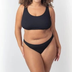 BRASSIERE MAILLE GAUFREE NOIR 7 BRASSIERE MAILLE GAUFREE NOIR -ROUGEGORGE 77016200 D