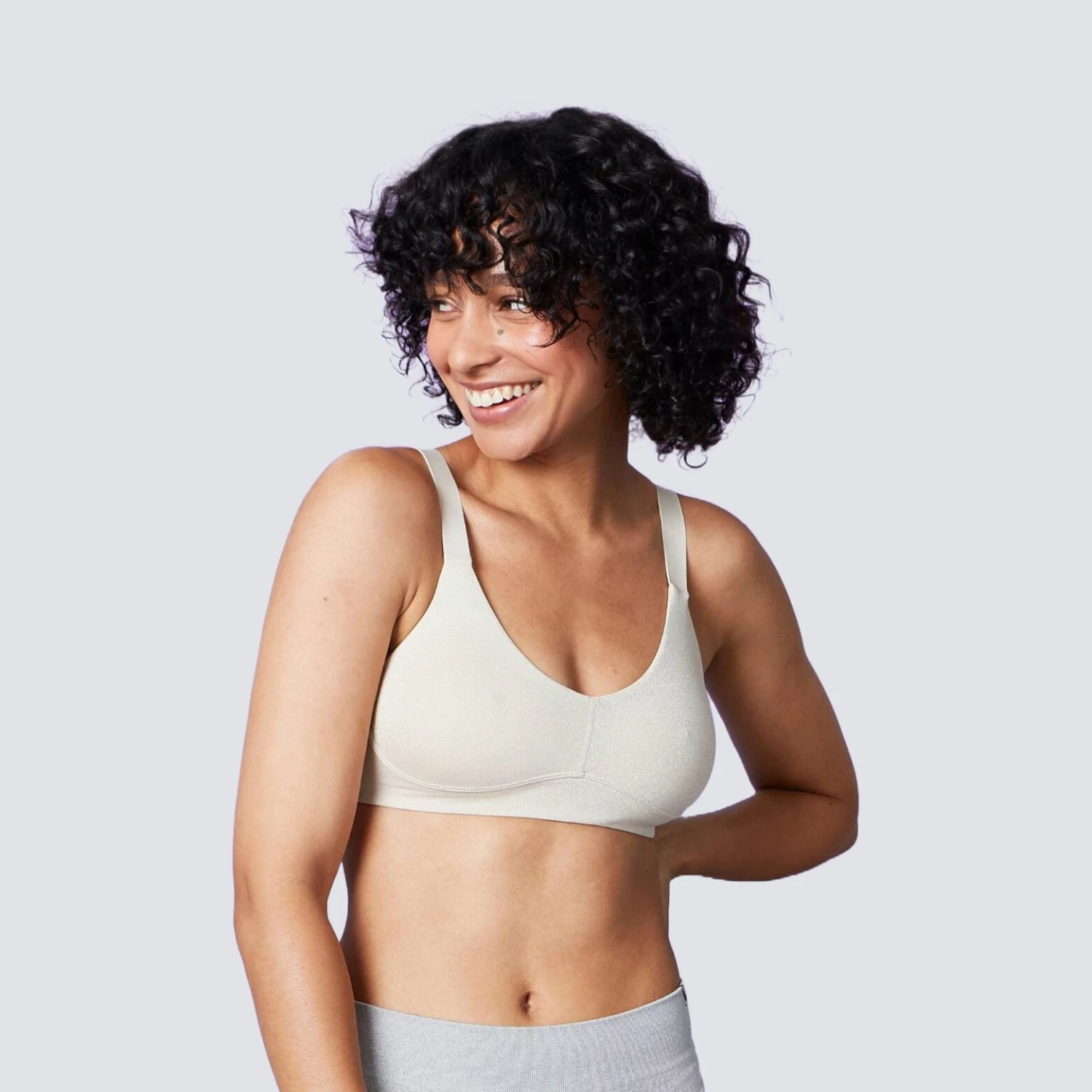 BRASSIERE PAILLETEE SABLE 1 BRASSIERE PAILLETEE SABLE