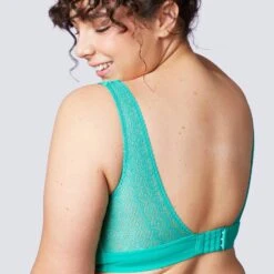 Brassière Gwen Vert Sapin – Soutien-Gorge Sans Armatures avec Dos Dentelle Graphique 8 Brassière Gwen Vert Sapin – Soutien-Gorge Sans Armatures avec Dos Dentelle Graphique -ROUGEGORGE 77020200 D
