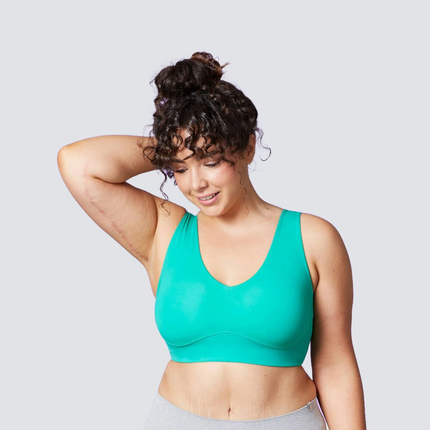 Brassière Gwen Vert Sapin – Soutien-Gorge Sans Armatures avec Dos Dentelle Graphique 1 Brassière Gwen Vert Sapin – Soutien-Gorge Sans Armatures avec Dos Dentelle Graphique