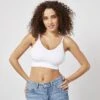 Brassière Blanche Sans Couture DOODIE – Soutien-gorge Côtelé et Confortable sans Armatures
